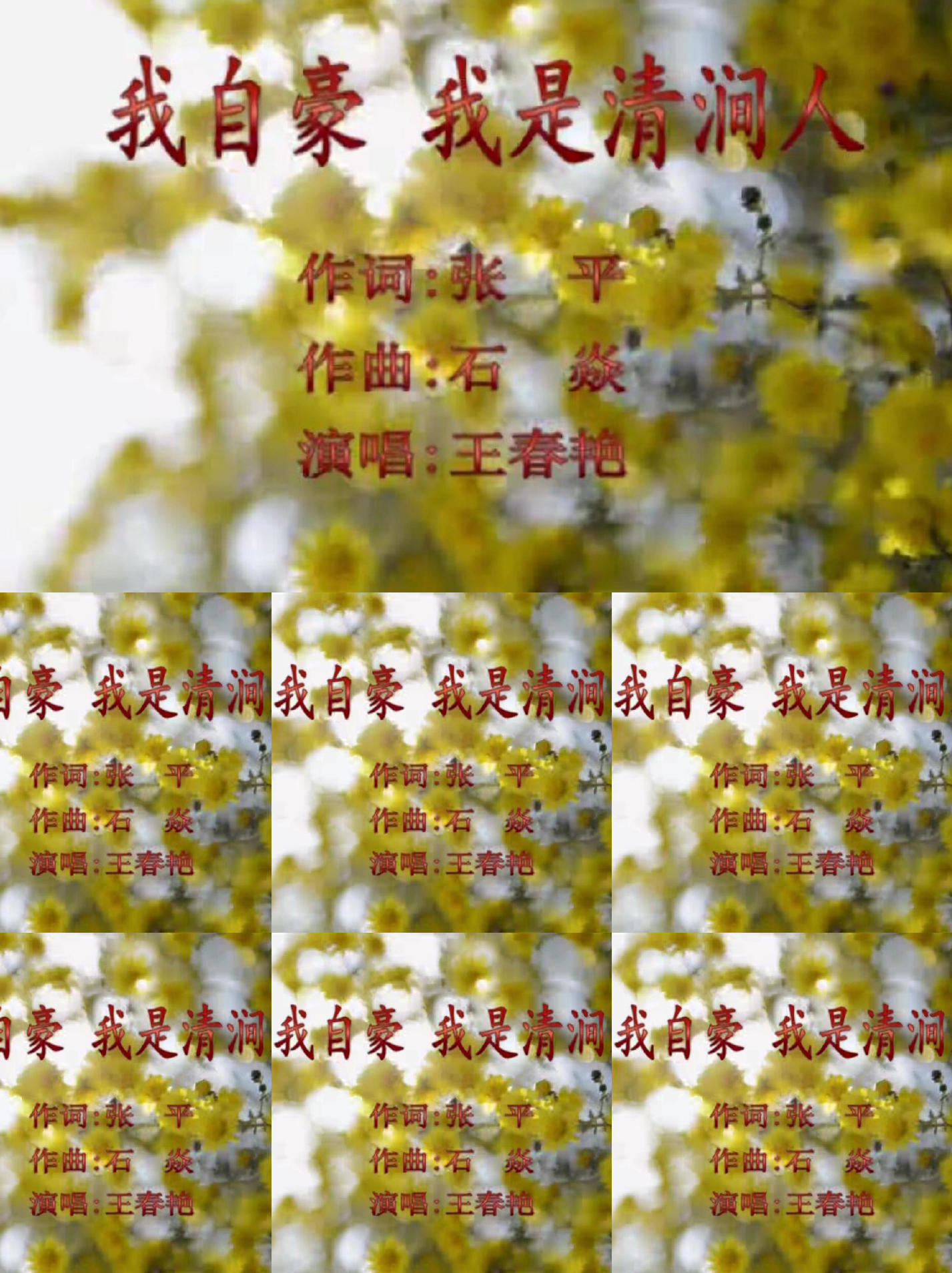 我自豪，我是清涧人——王春艳