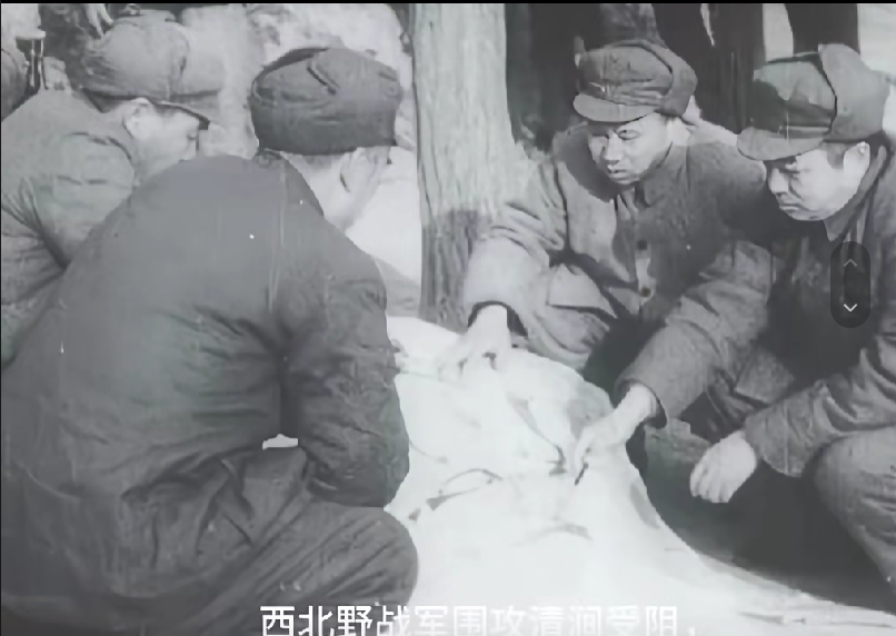 西北野战军攻占清涧城